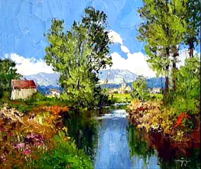 德国画家ErichPaulsen风景油画作品赏析