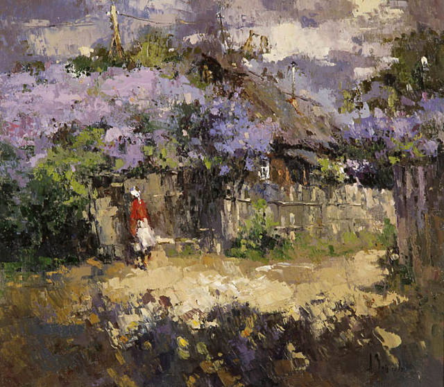 俄罗斯画家Galimov Azat 中、外风景油画作品欣赏