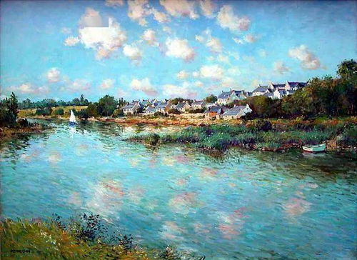 法国画家笔下的风景油画,真明媚