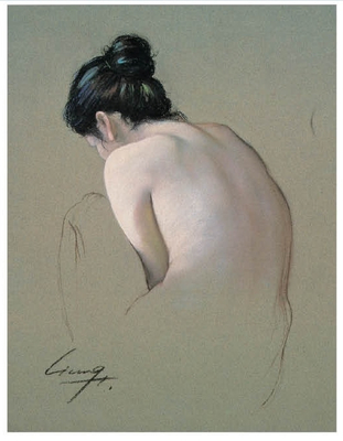 梁君午油画人物作品欣赏 光影交织中的情感表达