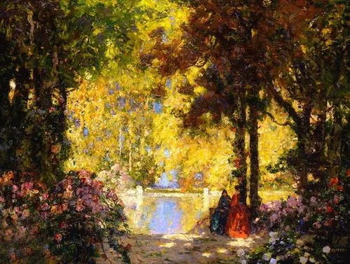 浪漫的后花园 汤姆·莫斯廷油画作品的静谧之美