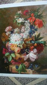 纯手工花油画 艺术与情感的绽放